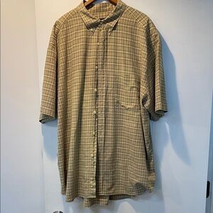 Eddie Bauer Men's Casual Plaid Shirt - Green